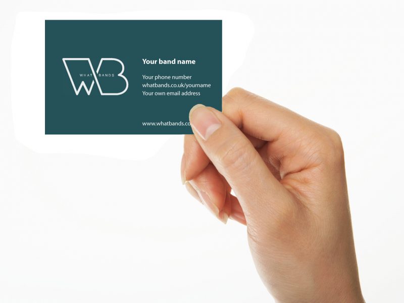 Register a band & get 500 FREE business cards